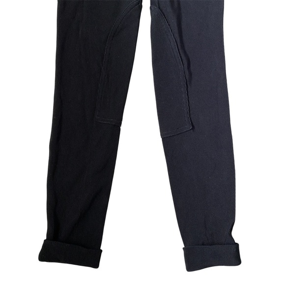 AMERICAN Apparel Black Ribbed Slim Fit Riding Pant Size S - Picture 12 of 13